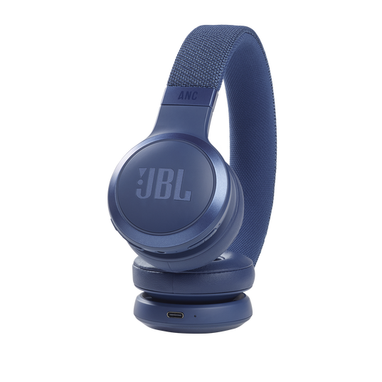 JBL Live 460NC - Blue - Wireless on-ear NC headphones - Detailshot 4